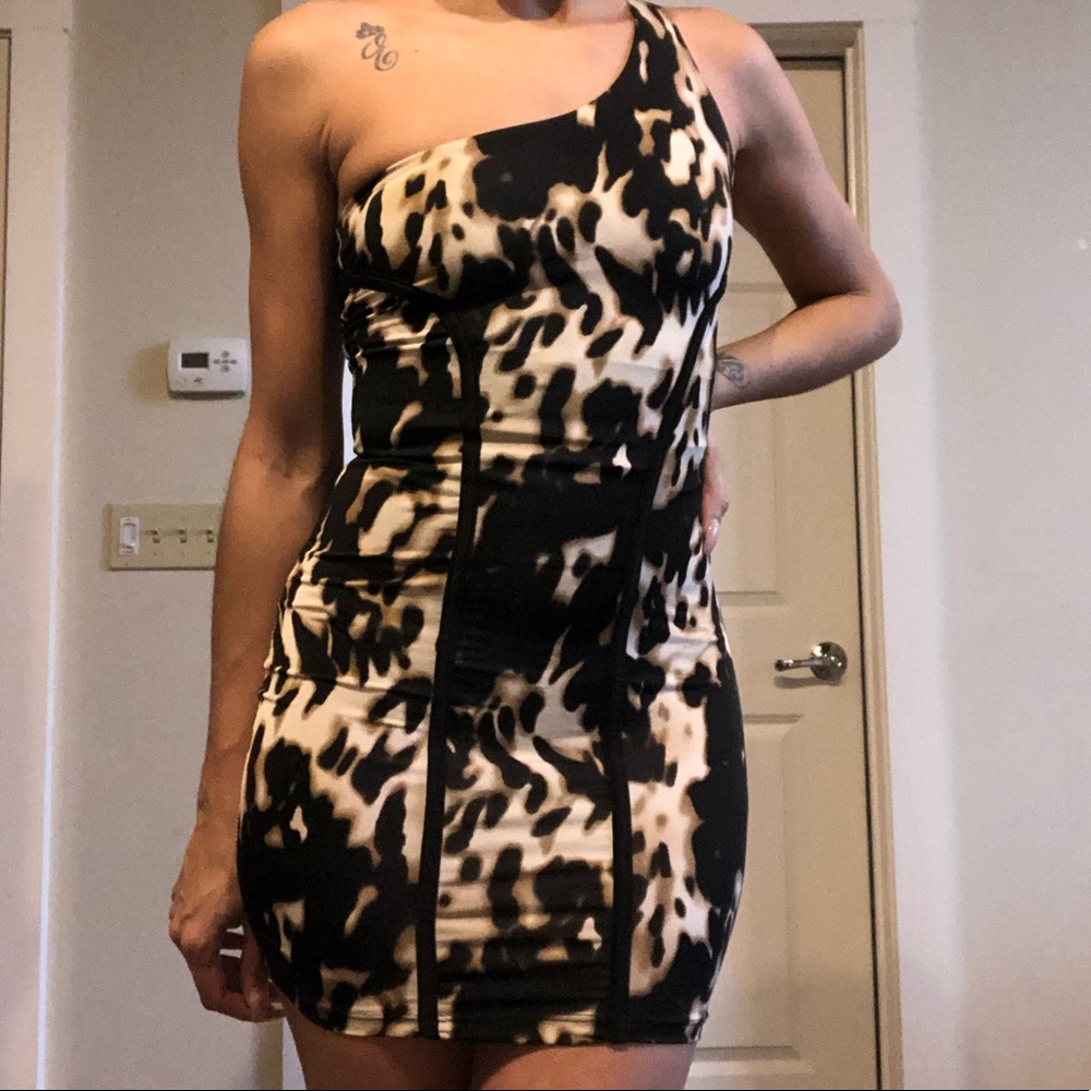 One Shoulder Mini Dress
